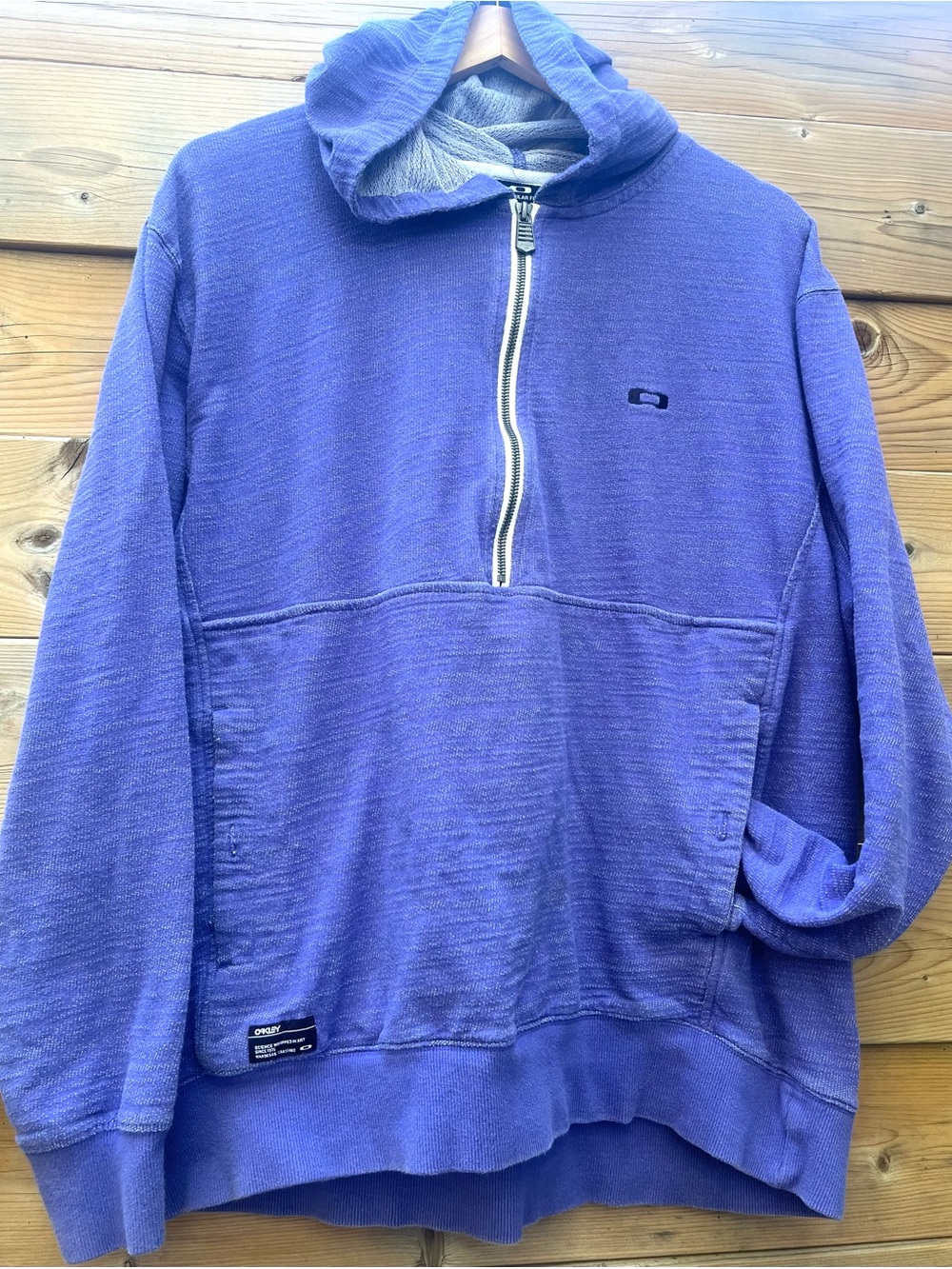Oakley Men's Violet Half-Zip Sweater Hoodie